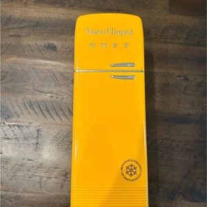 Veuve Clicquot Smeg Yellow Refrigerator Style box